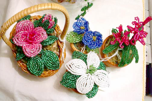 French Beaded Flowers