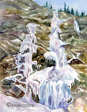 Bridal Veil Ice Fall