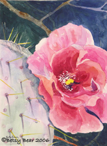 cactis flower print