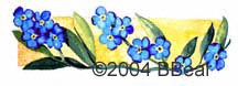 Forget-Me-Not print