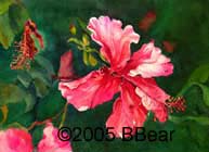Hibiscus print