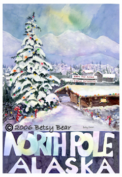 North Pole poster
