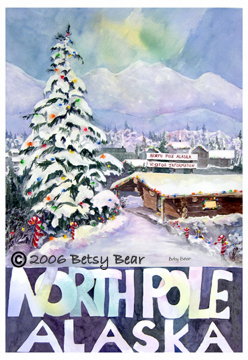 North Pole Poster