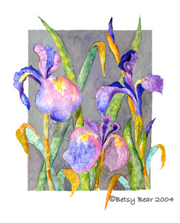 Batik Iris print